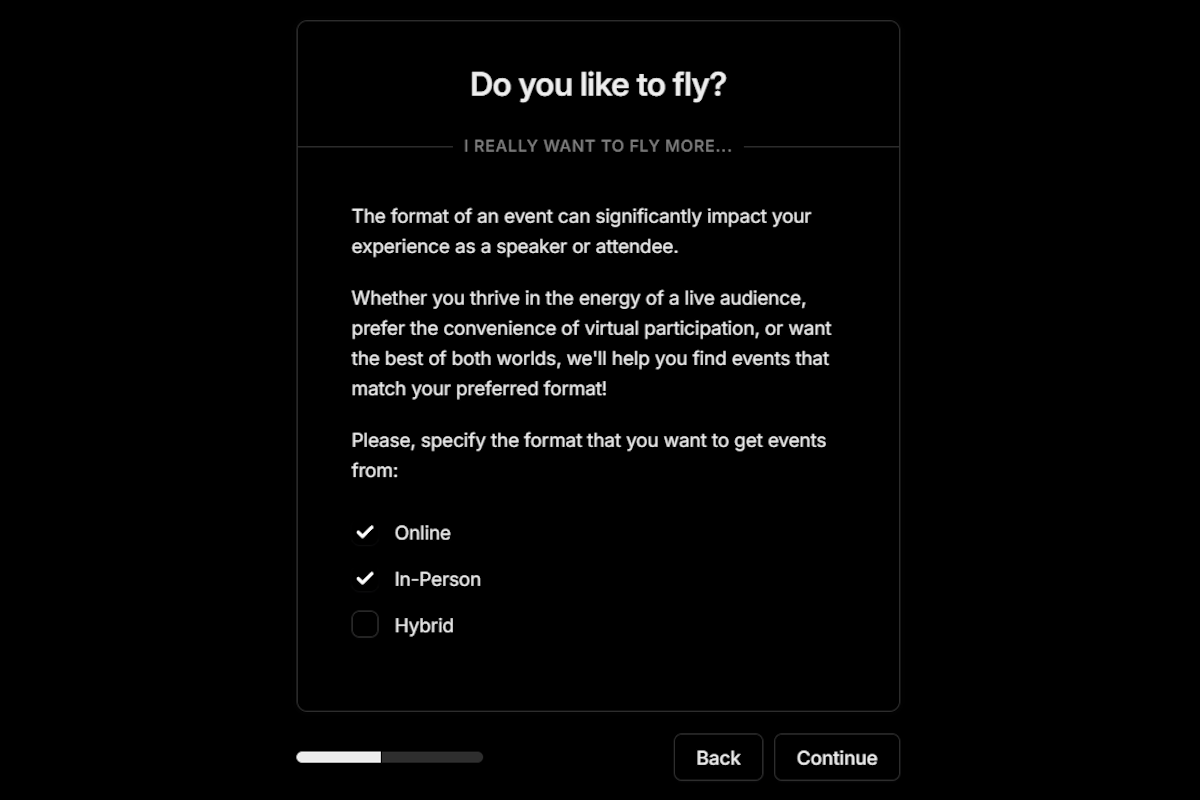 Onboarding completion with immediate personalized recommendations